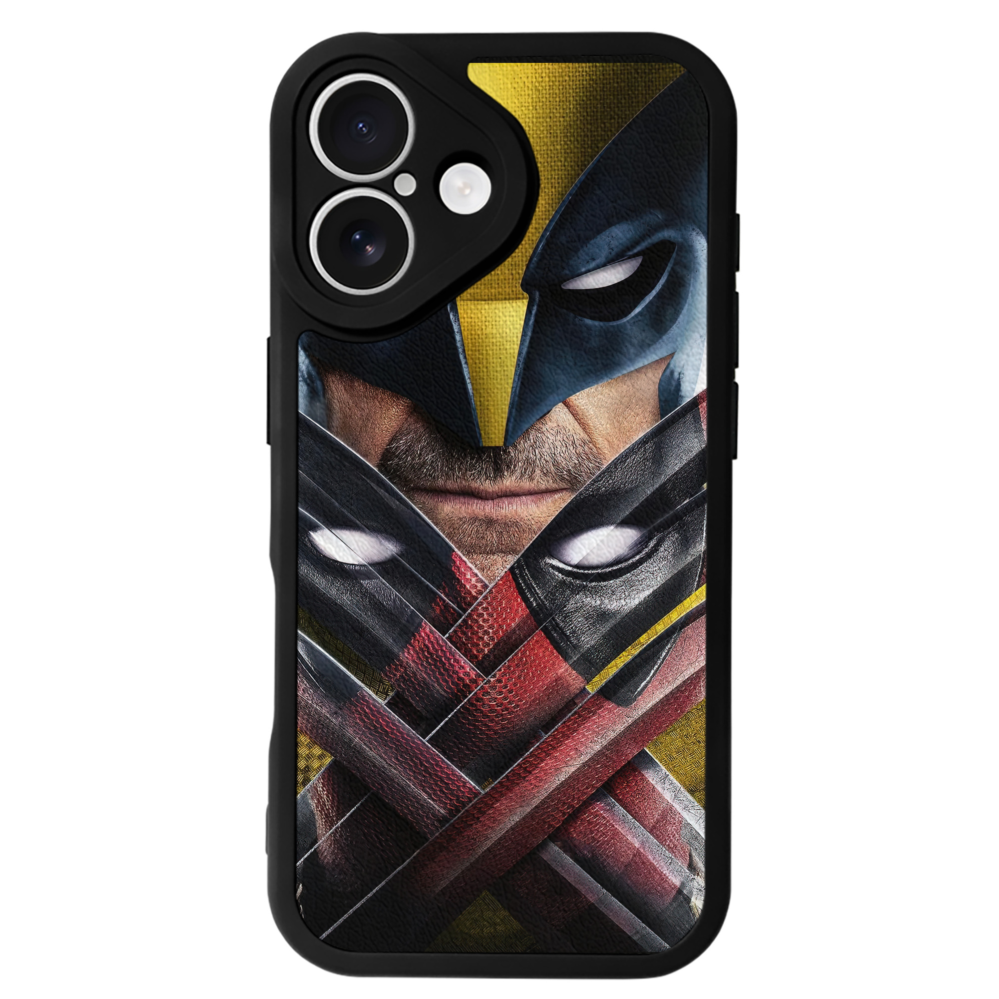 （画像用） Deadpool デッドプール 【iPhone 16シリーズ対応】シリコンスマホケース（レザー調） 材質：シリコン